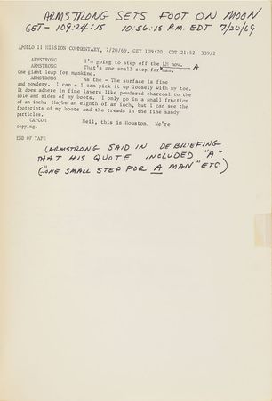 Lot #6397 Jack King's Apollo 11 Mission Commentary - Image 2