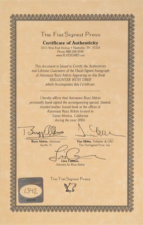 Lot #6386 Buzz Aldrin Signed Book - Image 3