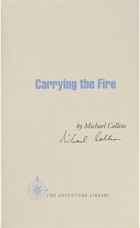Lot #6394 Michael Collins Signed Book - Image 1
