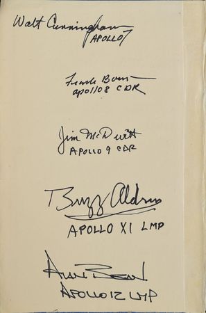 Lot #6218  Apollo Astronauts Signed Book - Image 3