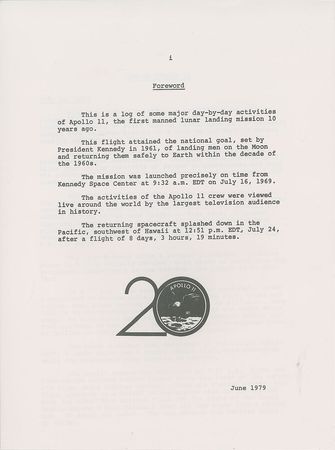 Lot #6344 Buzz Aldrin Signed Apollo 11 Log Booklet - Image 2