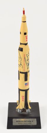 Lot #6175  Apollo/Saturn V Signed Rocket Model - Image 1