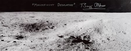 Lot #6343 Buzz Aldrin Pair of Signed Photographs - Image 3