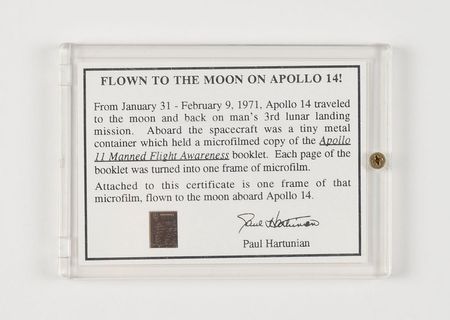 Lot #6502  Apollo 14 Microfilm - Image 1