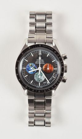 Lot #6453  Omega Speedmaster Professional Watch with Signed Display Box - Image 2