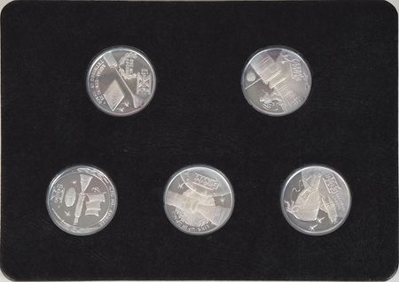 Lot #6729  International Mint Space Medal Sets - Image 1