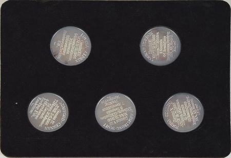 Lot #6729  International Mint Space Medal Sets - Image 2