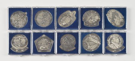 Lot #6685 Collection of (109) Space Shuttle Robbins Medallions - Image 3