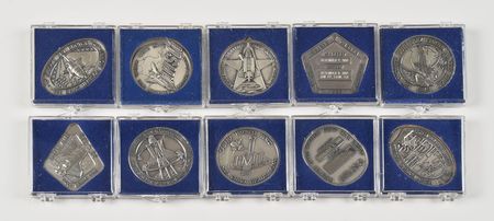Lot #6685 Collection of (109) Space Shuttle Robbins Medallions - Image 11