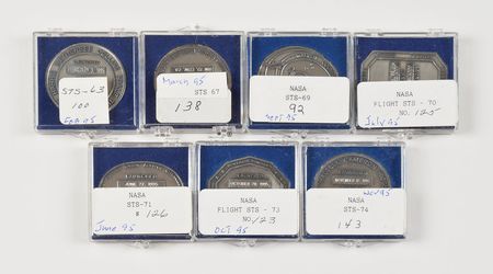 Lot #6685 Collection of (109) Space Shuttle Robbins Medallions - Image 15