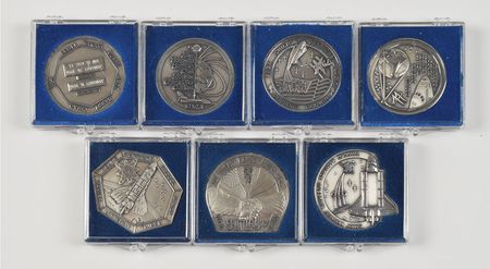 Lot #6685 Collection of (109) Space Shuttle Robbins Medallions - Image 23
