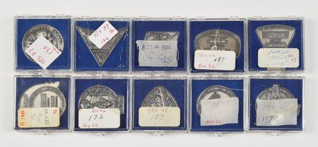 Lot #6685 Collection of (109) Space Shuttle Robbins Medallions - Image 24