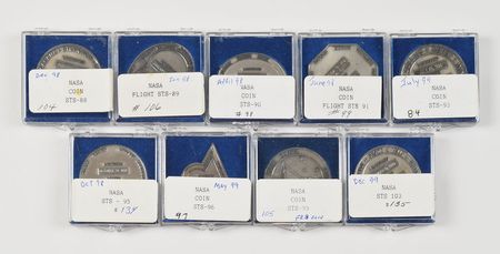 Lot #6685 Collection of (109) Space Shuttle Robbins Medallions - Image 26