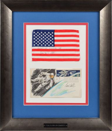 Lot #6148  Gemini 4 Flown Flag - Image 1