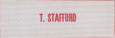 Lot #6144 Gordon Cooper and Tom Stafford Beta Patch Name Tags - Image 1