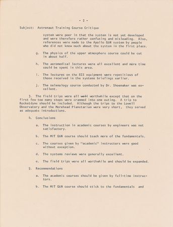 Lot #6284 Edward H. White II 1963 Signed Astronaut Training Memorandum - Image 2