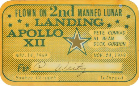 Lot #6409 Paul Weitz's Flown Apollo 12 Star  - Image 1
