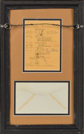 Lot #6110  Mercury 7 Signed Program Card - Image 2