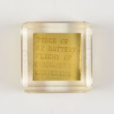 Lot #6092  Aurora 7 Flown Battery Fragment - Image 2