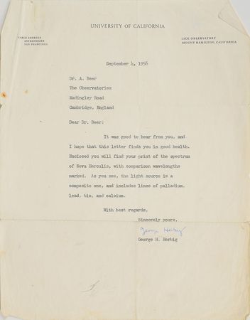 Lot #6031 George Herbig Group of (7) Letters - Image 4