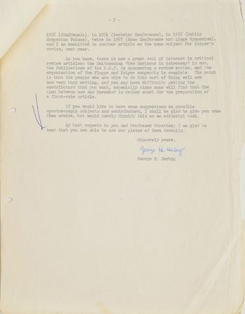 Lot #6031 George Herbig Group of (7) Letters - Image 7