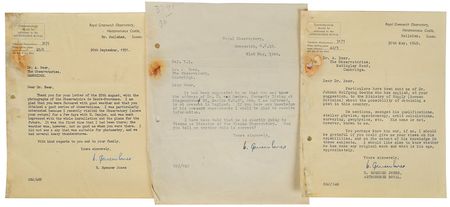 Lot #6038 Harold Spencer Jones Group of (20) Letters - Image 1
