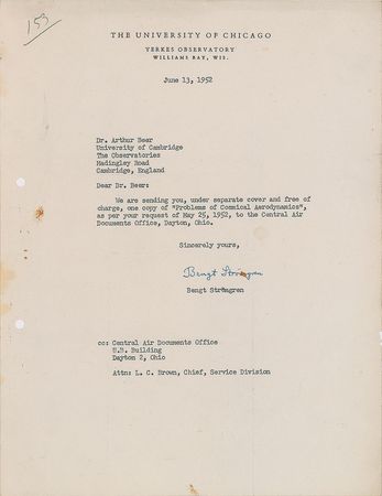 Lot #6037 Bengt Stromgren Group of (11) Letters - Image 2