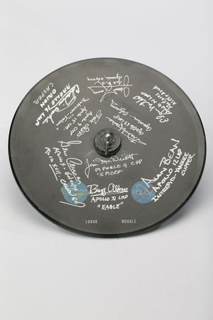 Lot #6173  Apollo Lunar Module Model Signed by (9) Apollo Astronauts - Image 1