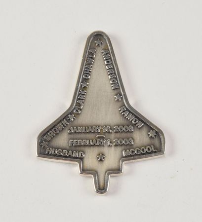 Lot #6695  STS-107 Robbins Medal - Image 2