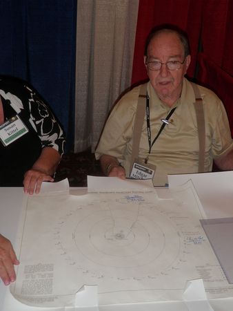 Lot #6211  Apollo 11 TLI Chart Signed by (12) Apollo Astronauts - Image 2