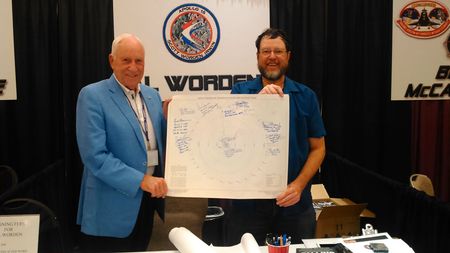 Lot #6211  Apollo 11 TLI Chart Signed by (12) Apollo Astronauts - Image 4