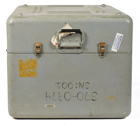 Lot #6681  Space Shuttle Orbiter Flush Control Panel, Interface Unit, and Insulation Blanket - Image 1