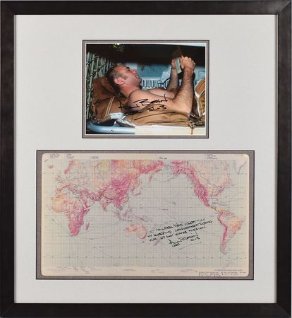 Lot #6614 Alan Bean's Flown Skylab 3 Flight Chart - Image 1