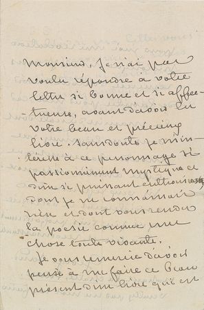 Lot #88 George Sand: “You’ve rendered his poetry so vividly” - Image 1