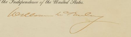 Lot #336 William McKinley Signed Document - Image 2