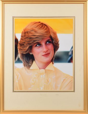 Lot #426 Princess Diana: Mammoth portrait of the princess - Image 1