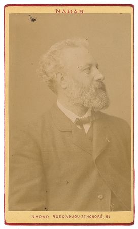 Lot #248 Jules Verne Carte-De-Visite Photograph - Image 1