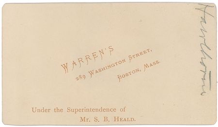 Lot #172 Nathaniel Hawthorne and Ralph Waldo Emerson Carte-De-Visite Photograph - Image 4