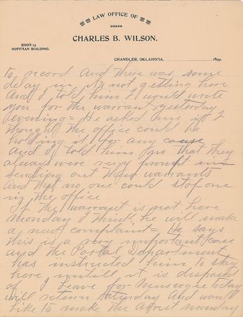 Lot #443 Bill Tilghman: Oklahoma's legendary lawman plans an arrest - Image 2
