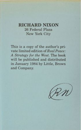 Lot #339 Richard Nixon Book - Image 3