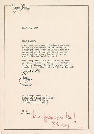 Lot #939 Sammy Davis, Jr: The personal collection of Mr. and Mrs. Sammy Davis, Jr. - Image 13