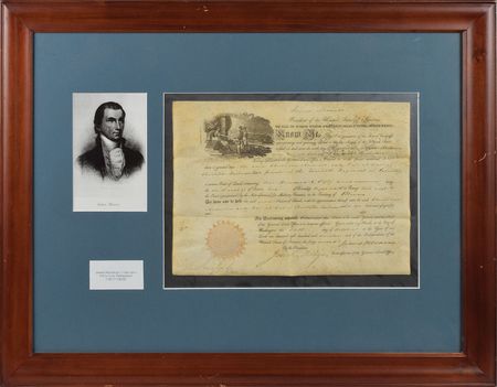Lot #260 James Monroe Signed Document - Image 1