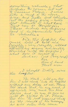 Lot #567 Howard Hughes: Hughes stays mindful of his early Vegas dealings?