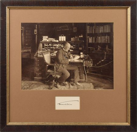 Lot #375 Thomas Edison Signature - Image 1