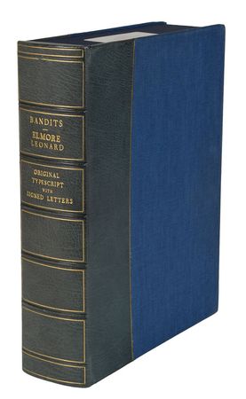 Lot #196 Elmore Leonard: Elmore Leonard's original typescript for Bandits - Image 2