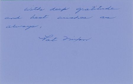 Lot #337 Pat Nixon - Image 2