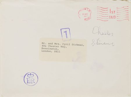 Lot #427 Princess Diana and Prince Charles Card - Image 4
