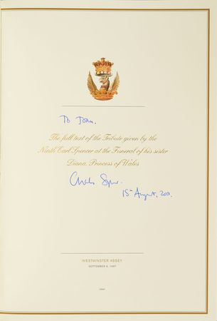 Lot #428 Princess Diana and Prince Charles Card - Image 3