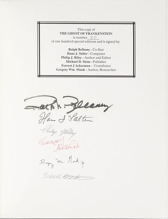 Lot #934 Classic Horror Books - Image 3