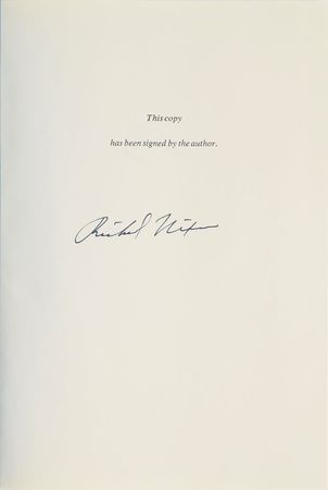 Lot #338 Richard Nixon Book - Image 1